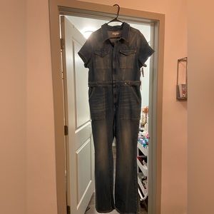 GOOD AMERICAN DENIM JUMPSUIT NWT